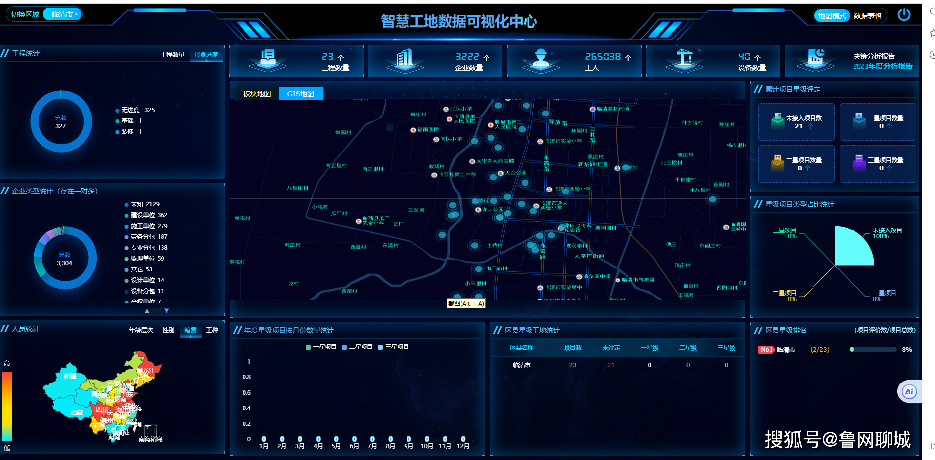 山东移动聊城分公司助力工程建设实现云监工