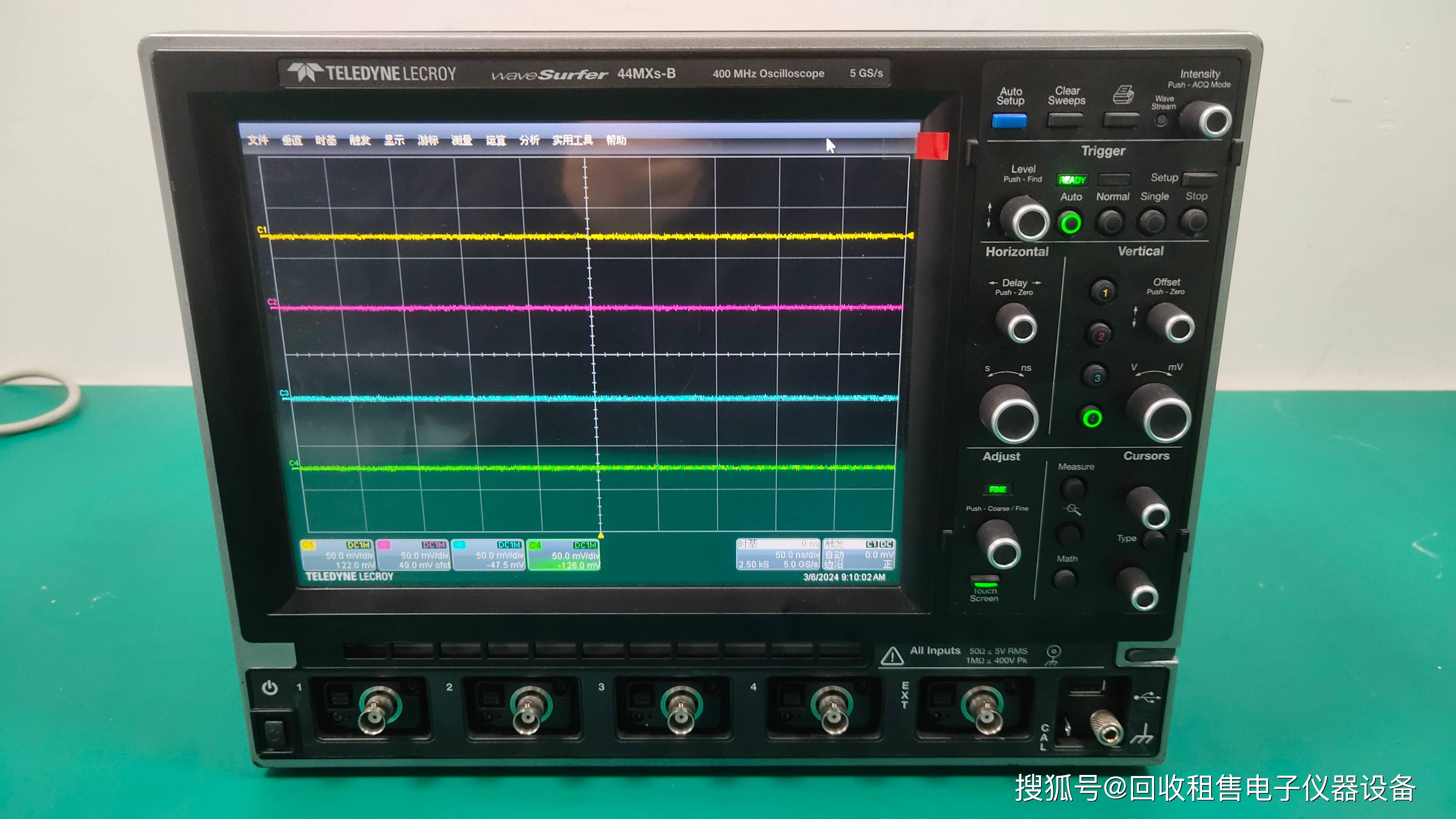力科wavesurfer44mxs-b数字示波器teldynelecroy_模拟_通道