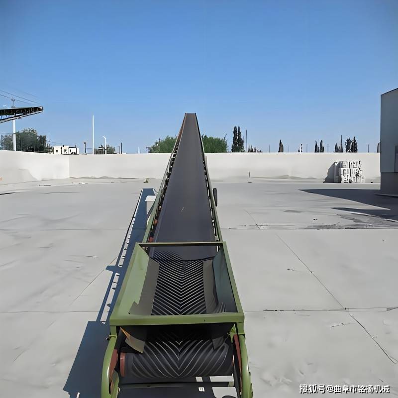 装车卸货折叠式输送带加护栏式箱货装车皮带机可移动升降传送带