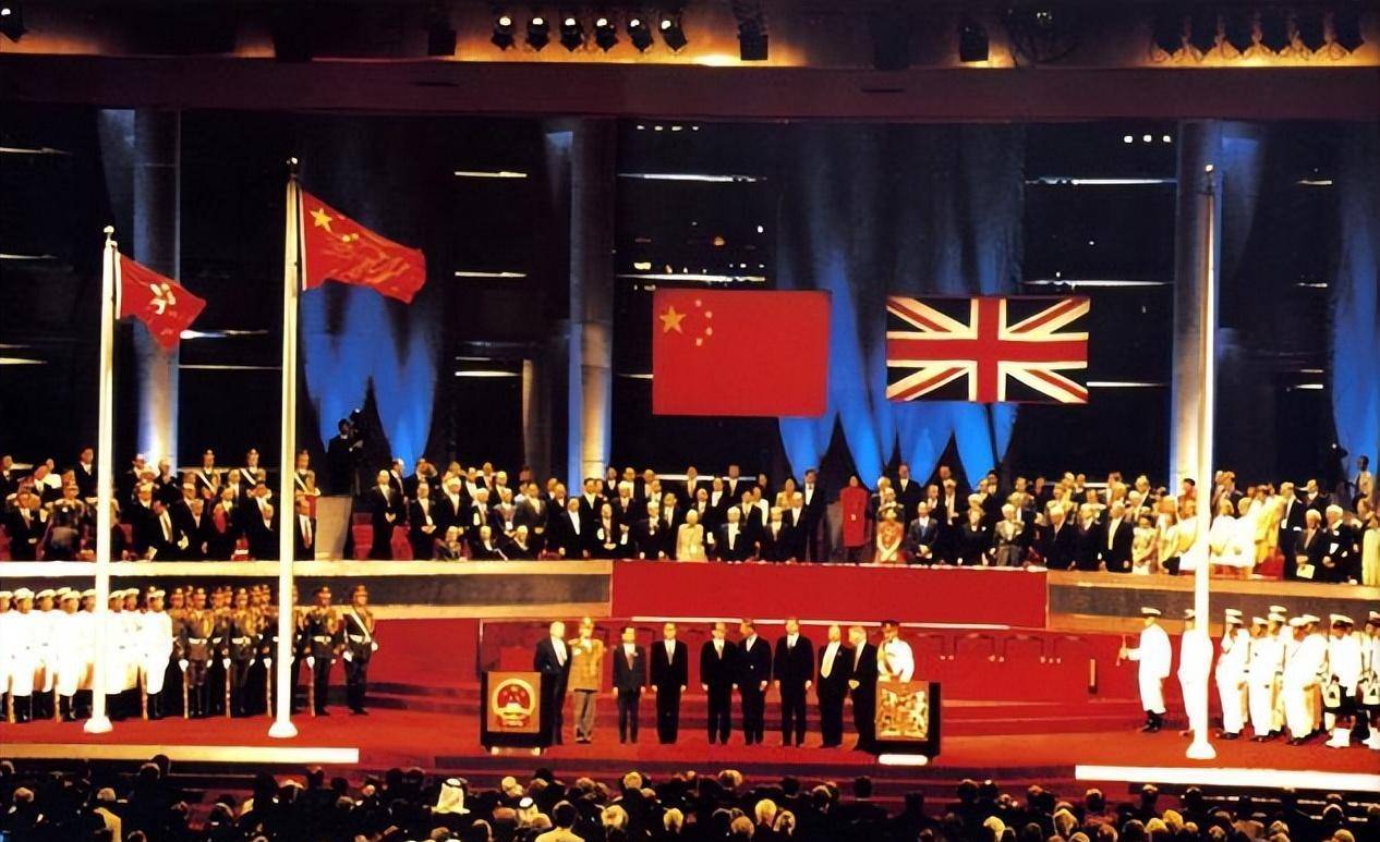 1997香港回归交接仪式图片