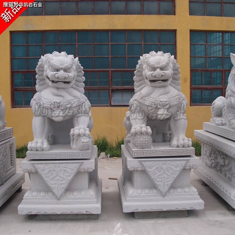 石雕狮子介绍 狮子石雕图集大全_岩石_文化_雕刻