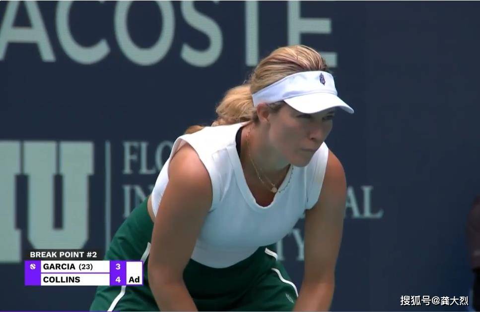 原创翻译柯林斯励志姐轻取加西亚6年后首进wta1000迈阿密4强