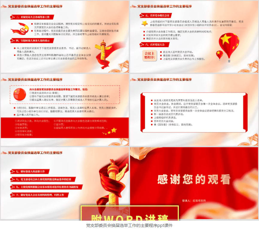 党支部换届选举到底怎么开展?这个教案都讲清楚了_工作_进行_ppt