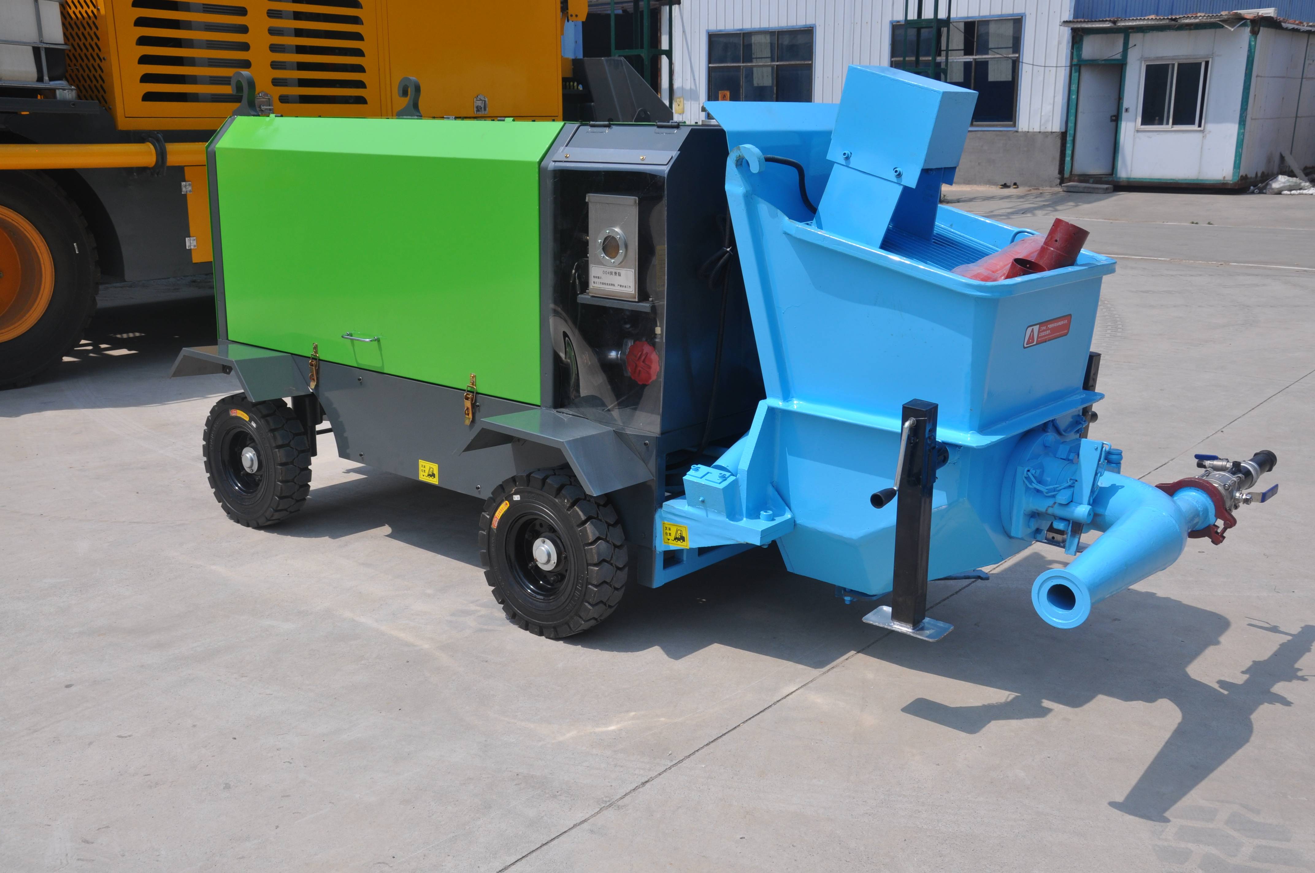 90液压湿喷机混凝土单喷头全自动湿喷机的使用方法