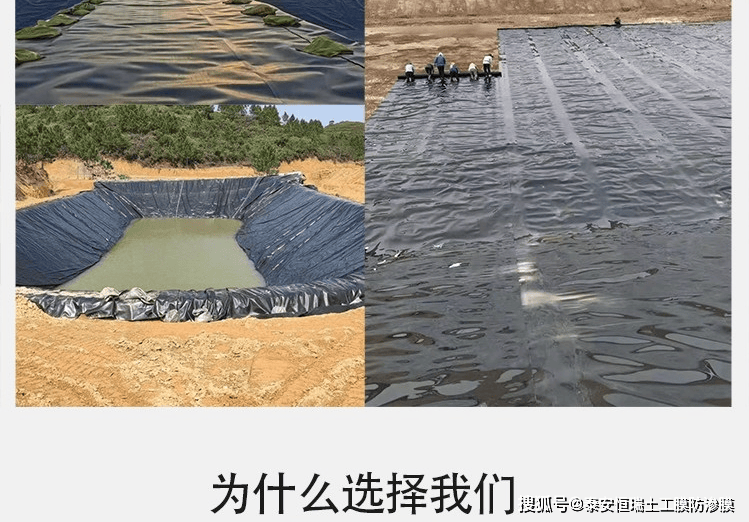 鱼塘养殖土工膜 防水膜_防渗_焊接_鱼池