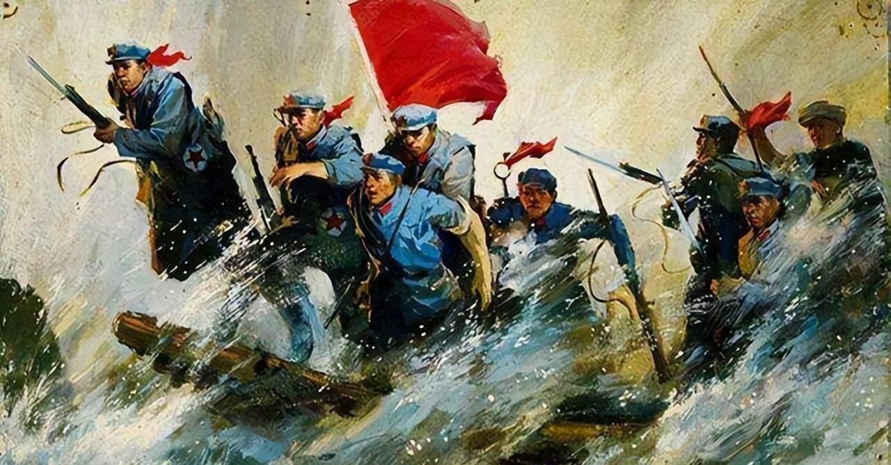 老兵重游泸定桥,千人合唱《孤勇者》震撼,飞夺泸定桥背后的艰辛_老蒋_