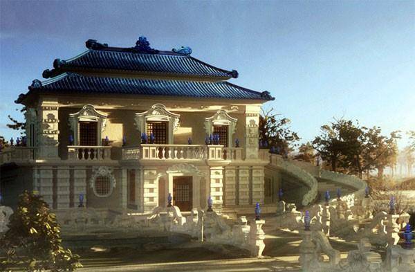 圆明园又称圆明三园,是清代大型皇家园林,它坐落在北京西北郊,与