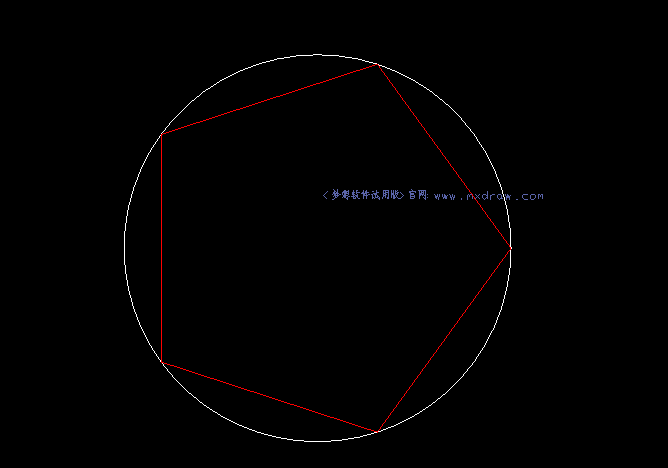 在线cad实现圆转多边形功能