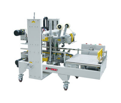 全自动封箱机的工作原理:科技与效率的完美结合_纸箱_生产_胶带