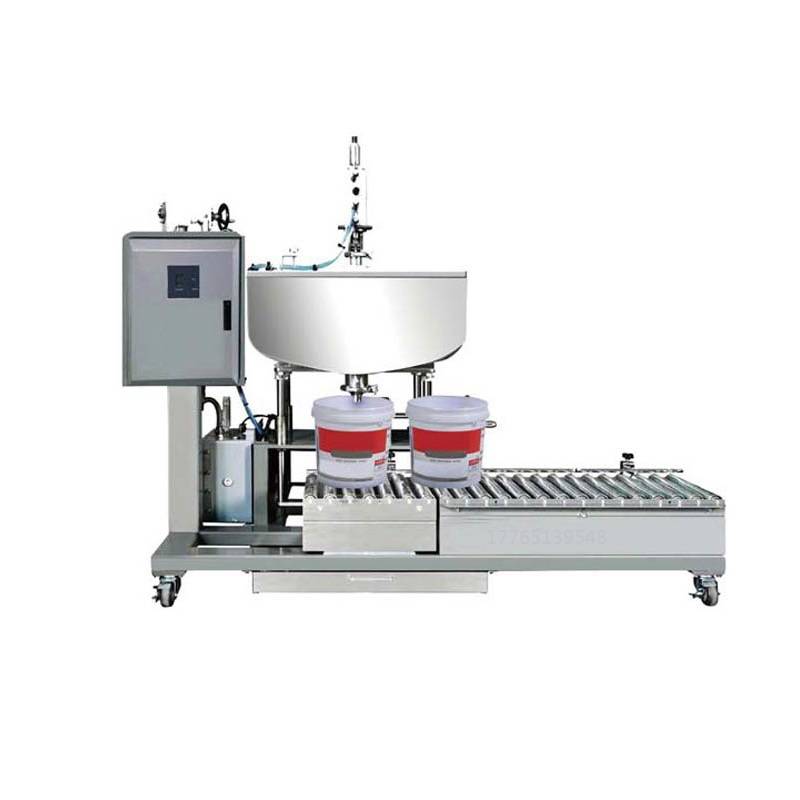 精细化工定量称重灌装机20l胶合板桶强酸多聚赖氨酸溶液灌装机