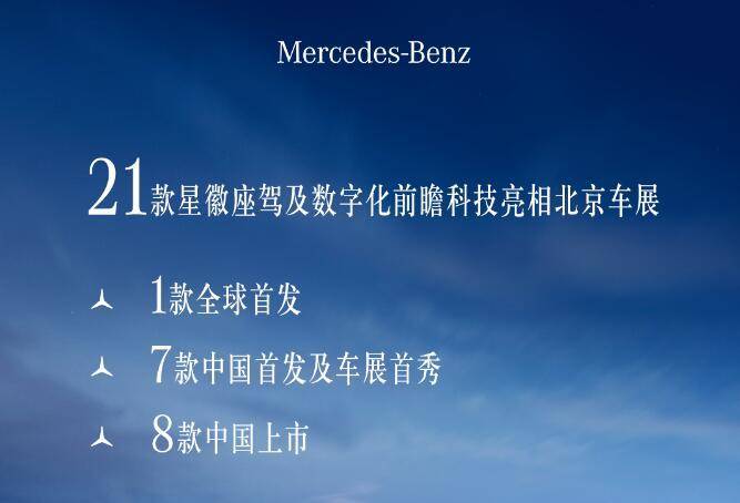 多达16款新车上市。梅赛德斯-奔驰公布了2024年北京车展的阵容_搜狐汽车_ Sohu.com。