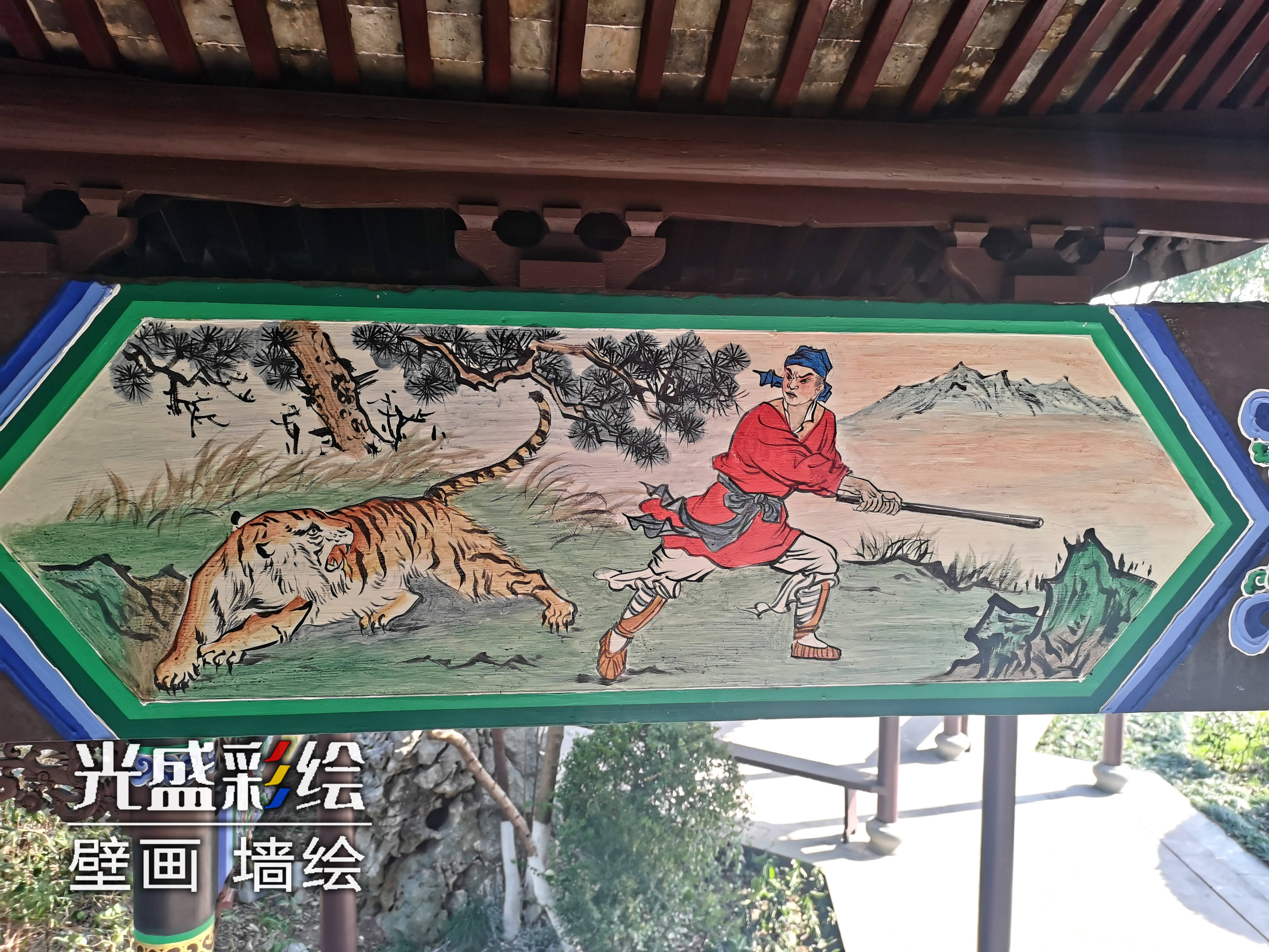 怀化寺庙油漆彩绘翻新祠堂手绘墙画灰雕溆浦墙绘公司