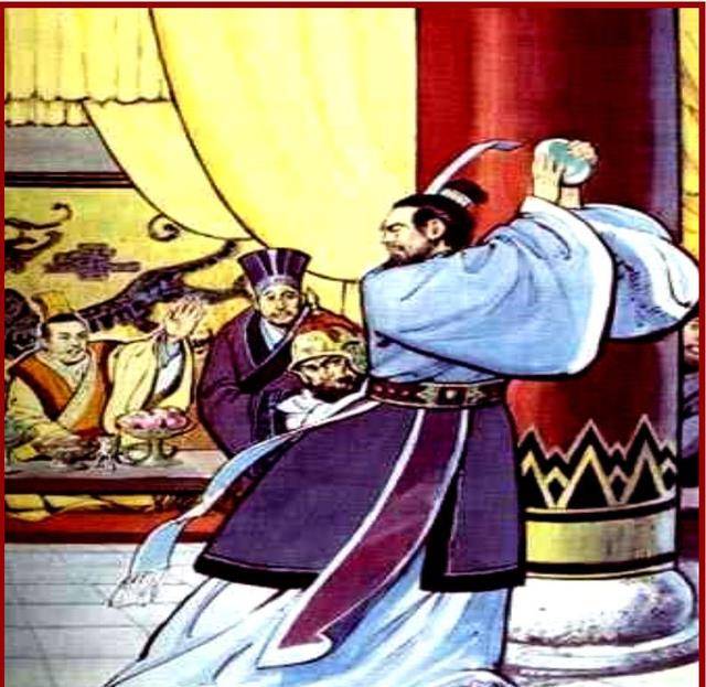当蔺相如将和氏璧交给秦王时,秦王肆意拿在手中把玩,并且还交给其他姬