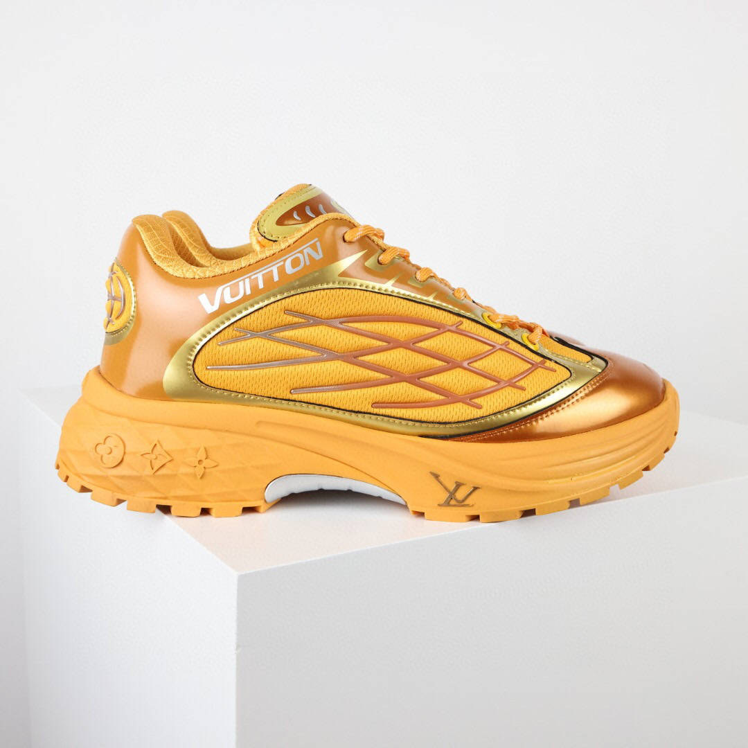 louis vuitton discovery lv 厚底系带运动老爹跑步鞋