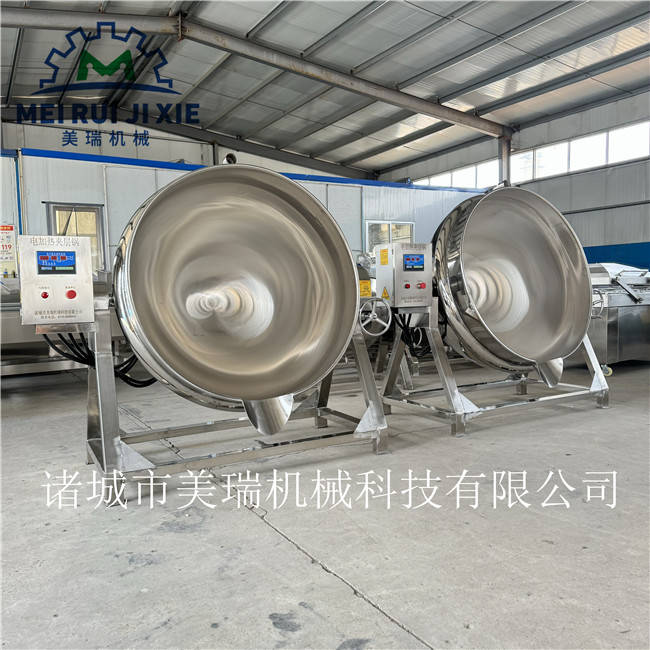 液化气加热夹层锅 酱牛肉卤制夹层锅现货 蒸汽式夹层锅供应商