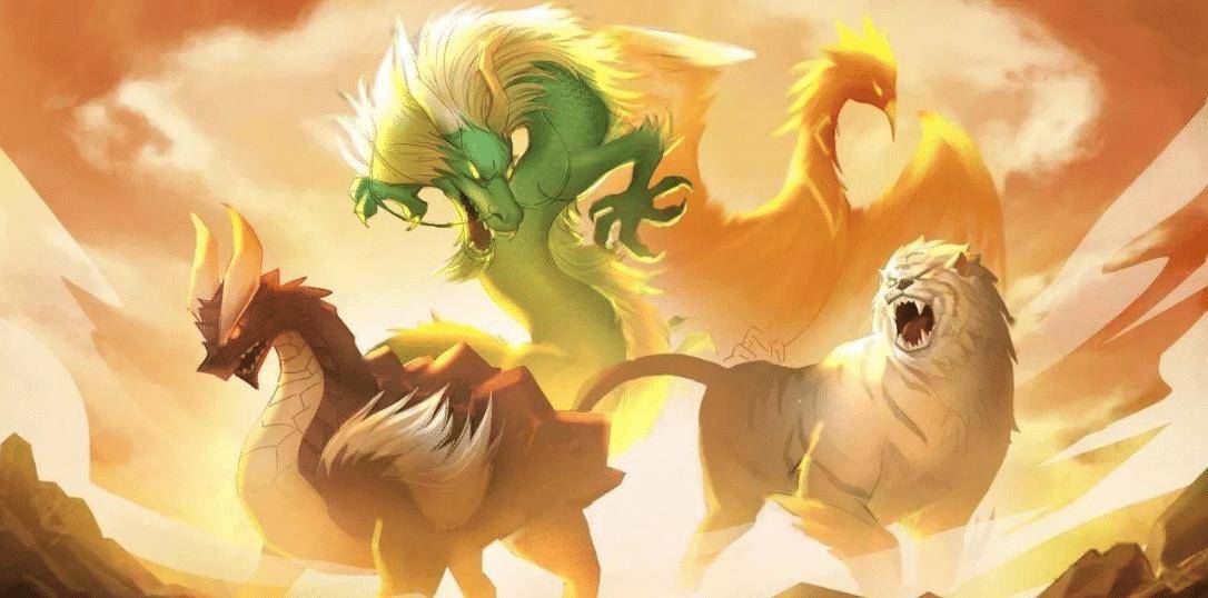 青龙白虎朱雀玄武,在神话当中到底是个什么水平?