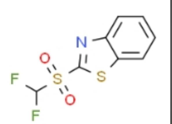 2-二氟甲基砜基苯并噻唑 186204-66-0 氟化试剂 中间体
