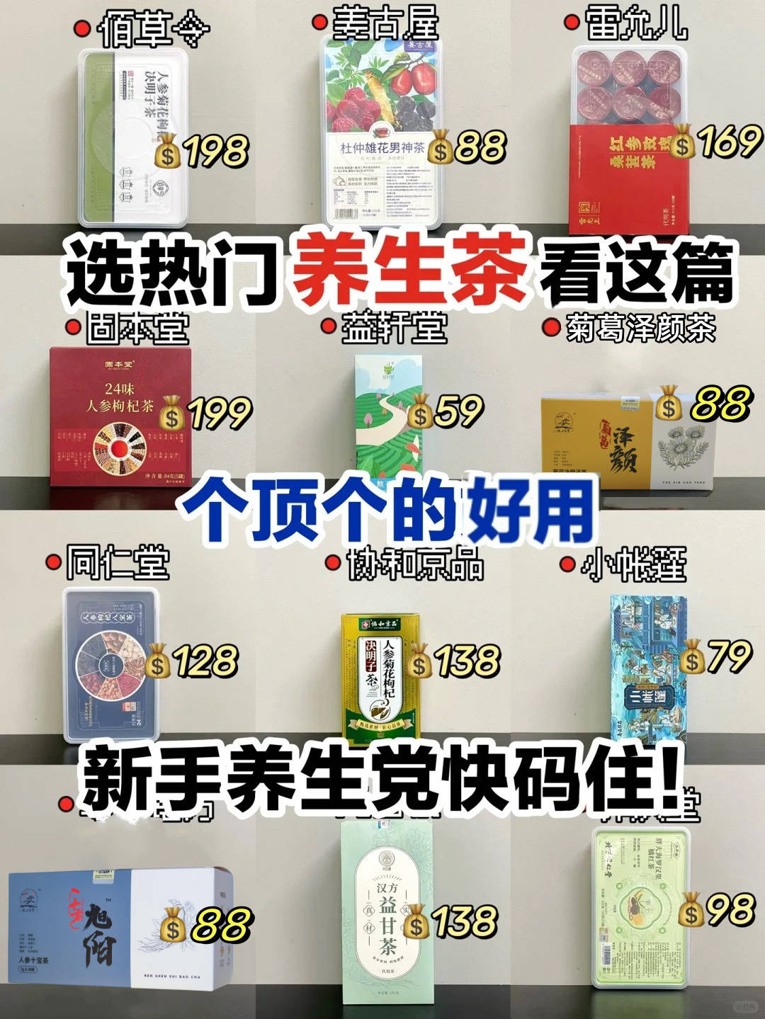 养生新手进来看!建议收藏