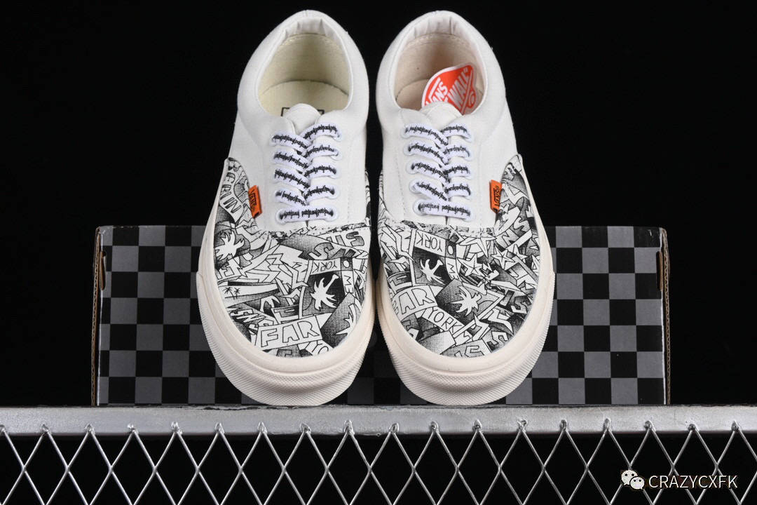 万斯sneakersntuff la x vans 涂鸦低帮板鞋_sns_部分_图案