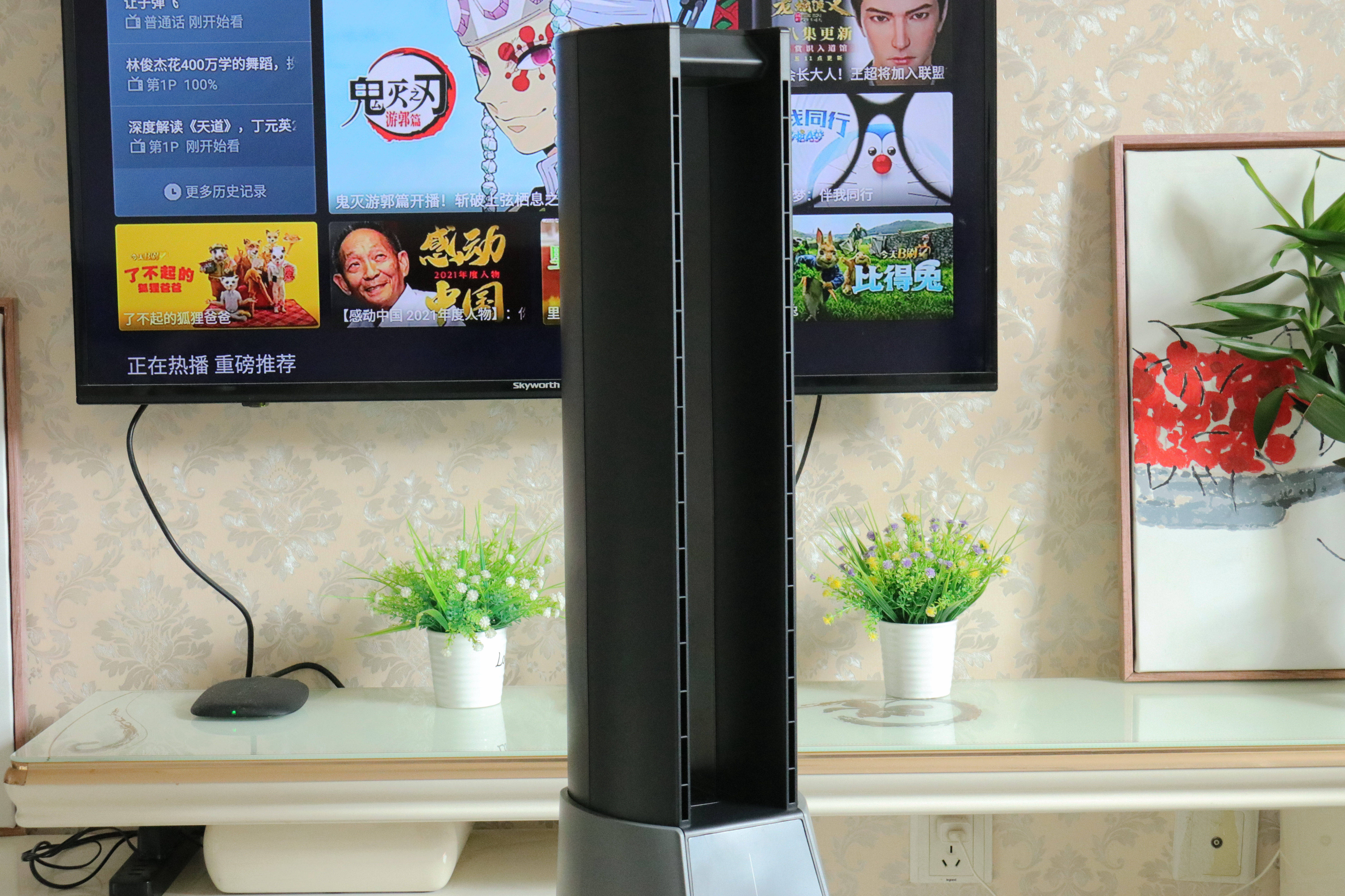 宫菱无叶风扇体验：自带医护级空气过滤净化，双倍凉爽超静音