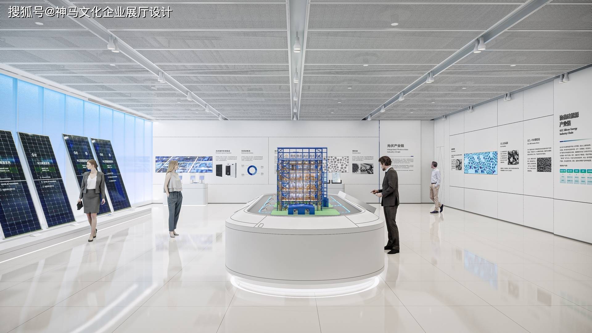 神马文化:新能源展厅设计创新和实用性相结合