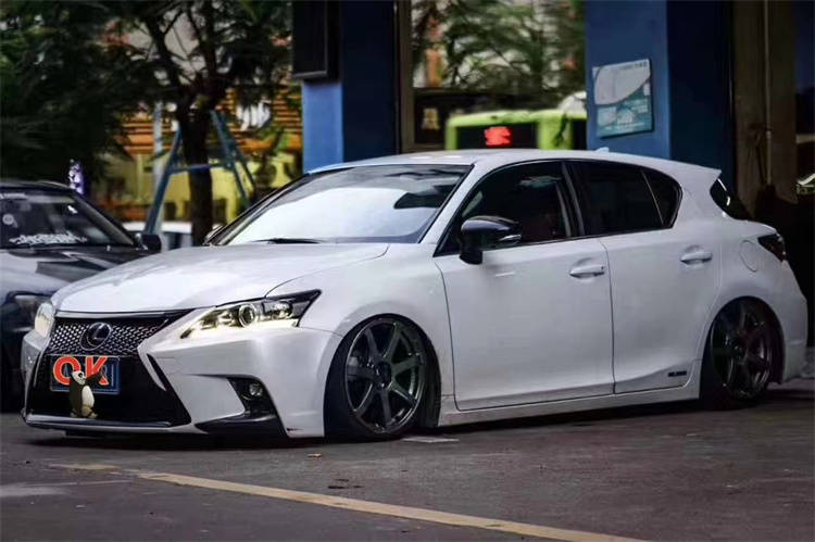 雷克萨斯ct200改装airbft气动避震:贴地姿态的极致演绎