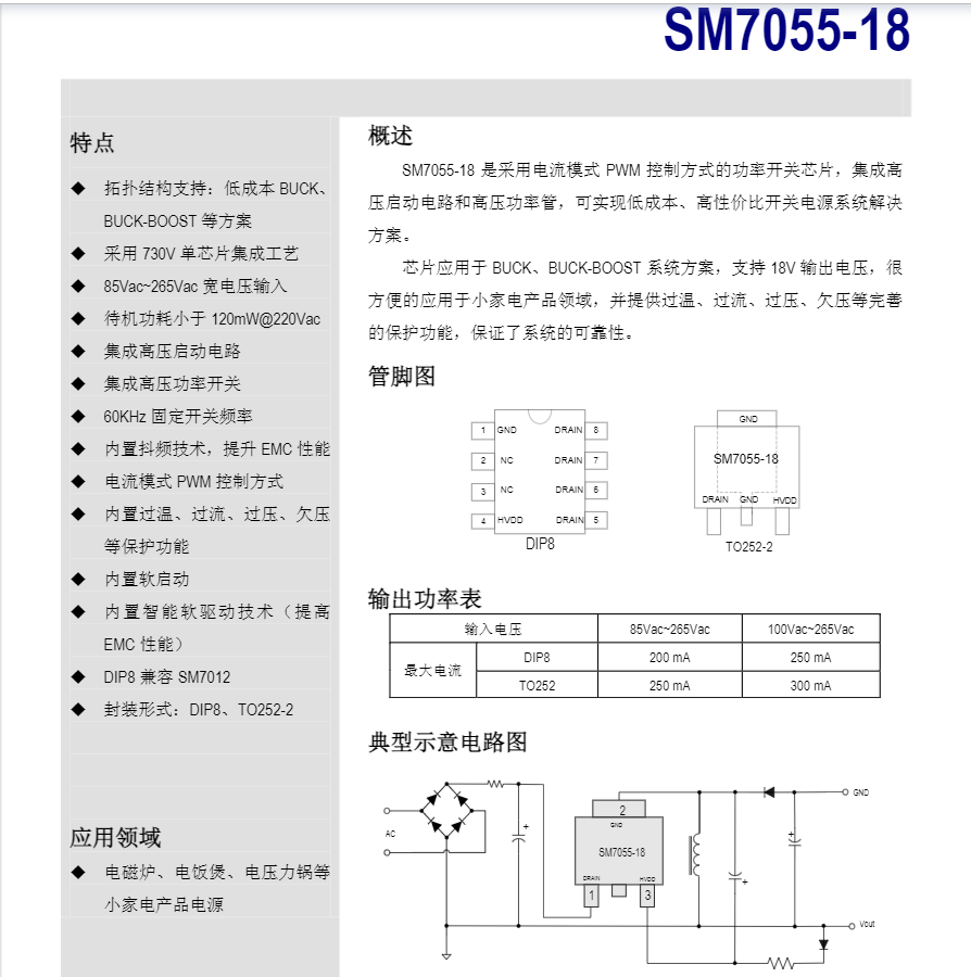 电源芯片12a参数图片