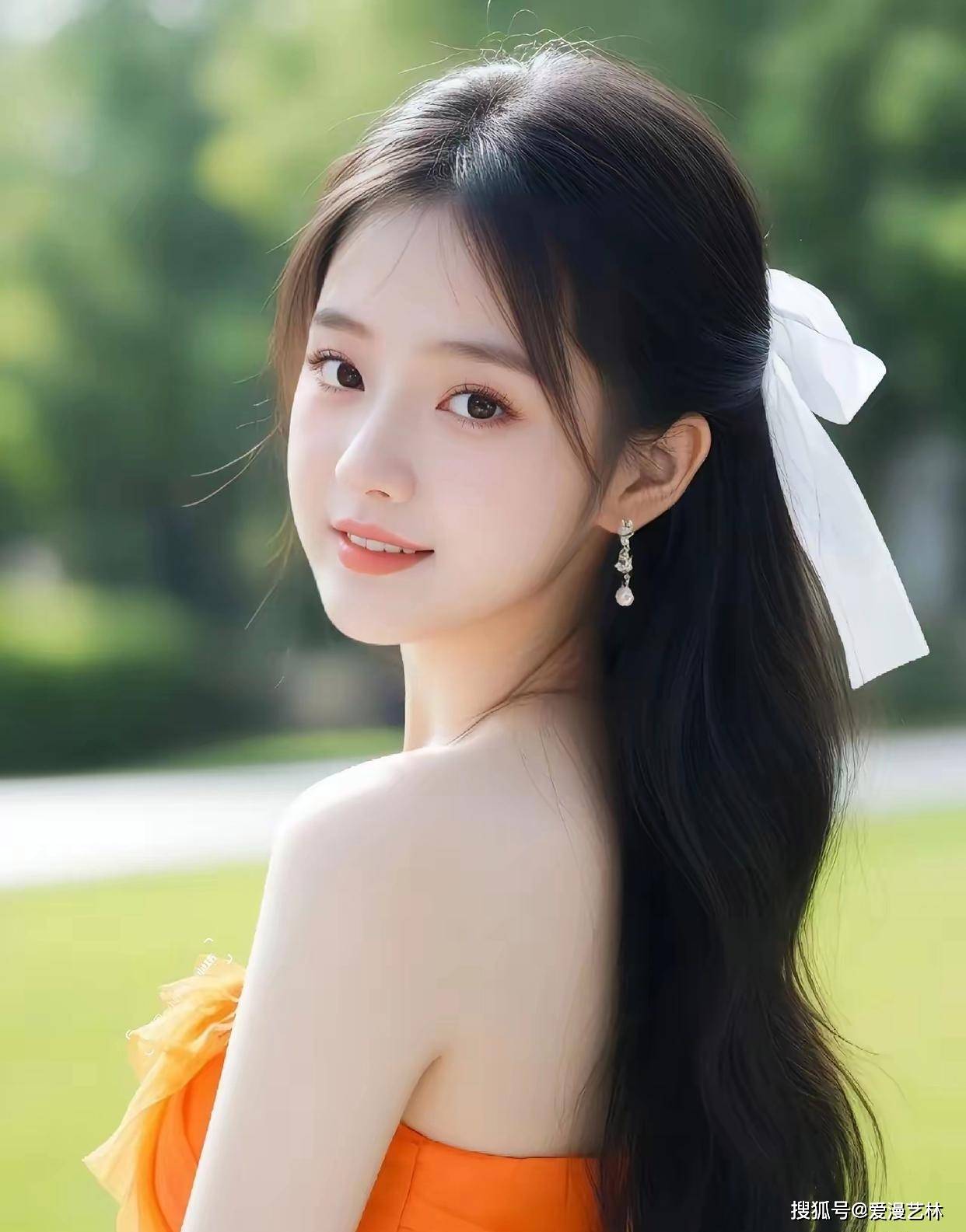 清纯甜美的少女