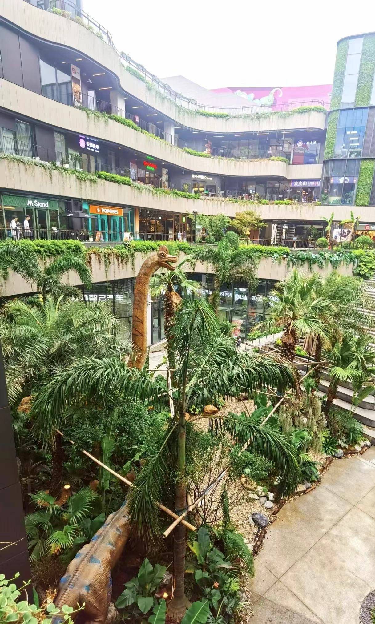 上海热带恐龙展 专业布景恐龙模型