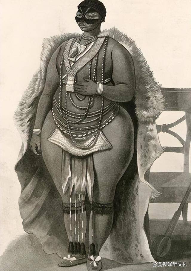 但她那独特的科伊桑人特征却是着实抓人的眼球.