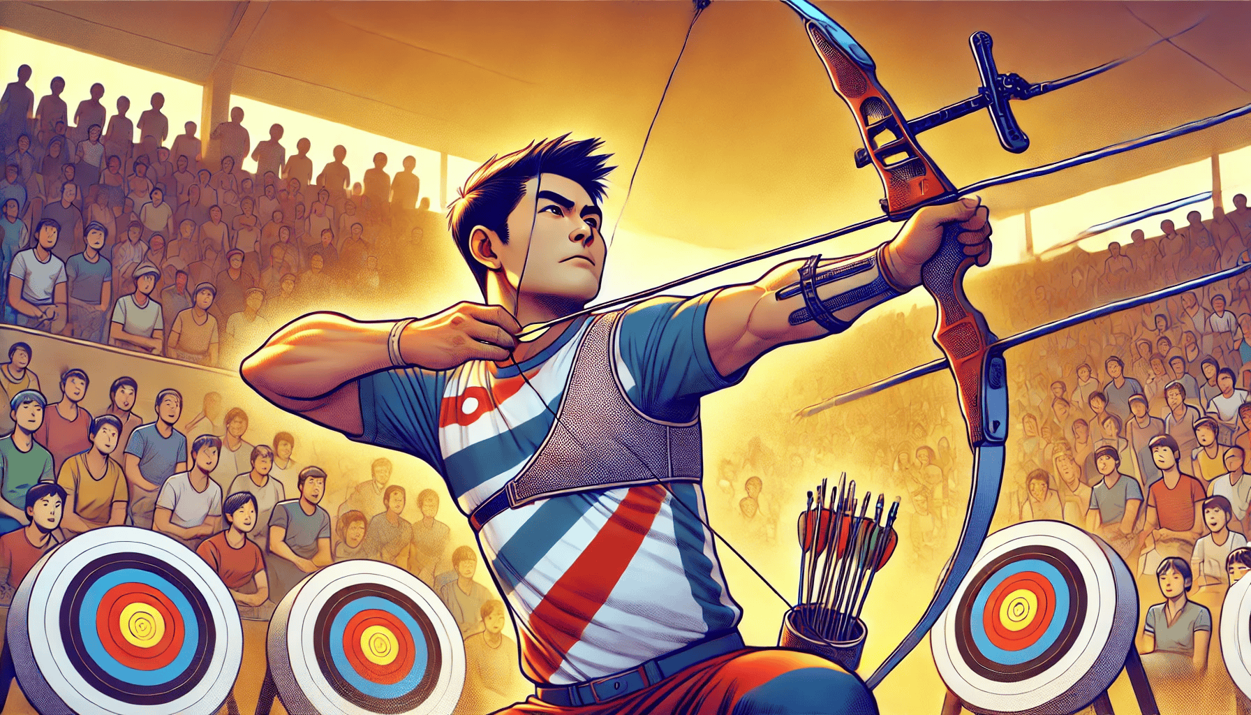 射箭男子个人赛:百步穿杨神射手