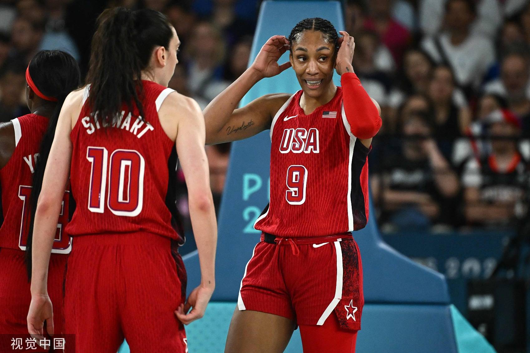 奥运女篮-威尔逊20 11 美国轻取尼日利亚晋级四强