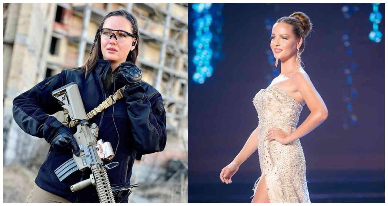 曾代表乌克兰参加2015年国际万国小姐选美的模特儿蕾娜在社交媒体ig上