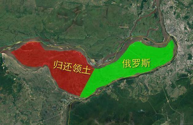 由银龙岛,黑瞎子岛和明月岛等三个岛屿以及沙洲组成,总面积约335平方