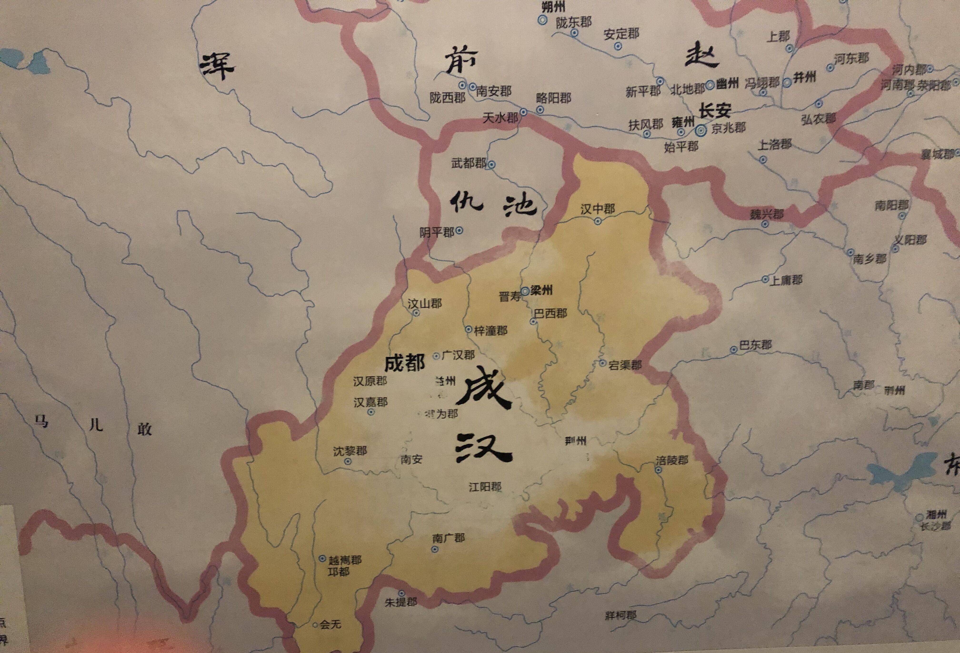 魏晋南北朝时期的地图图片