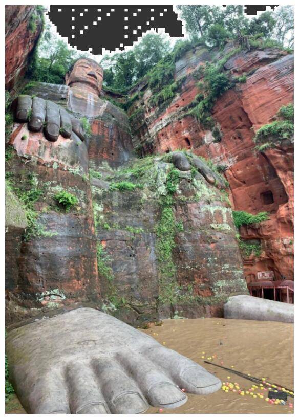 乐山大佛"洗脚"变"赤脚",洞庭湖成了青青大草原,四川破45度