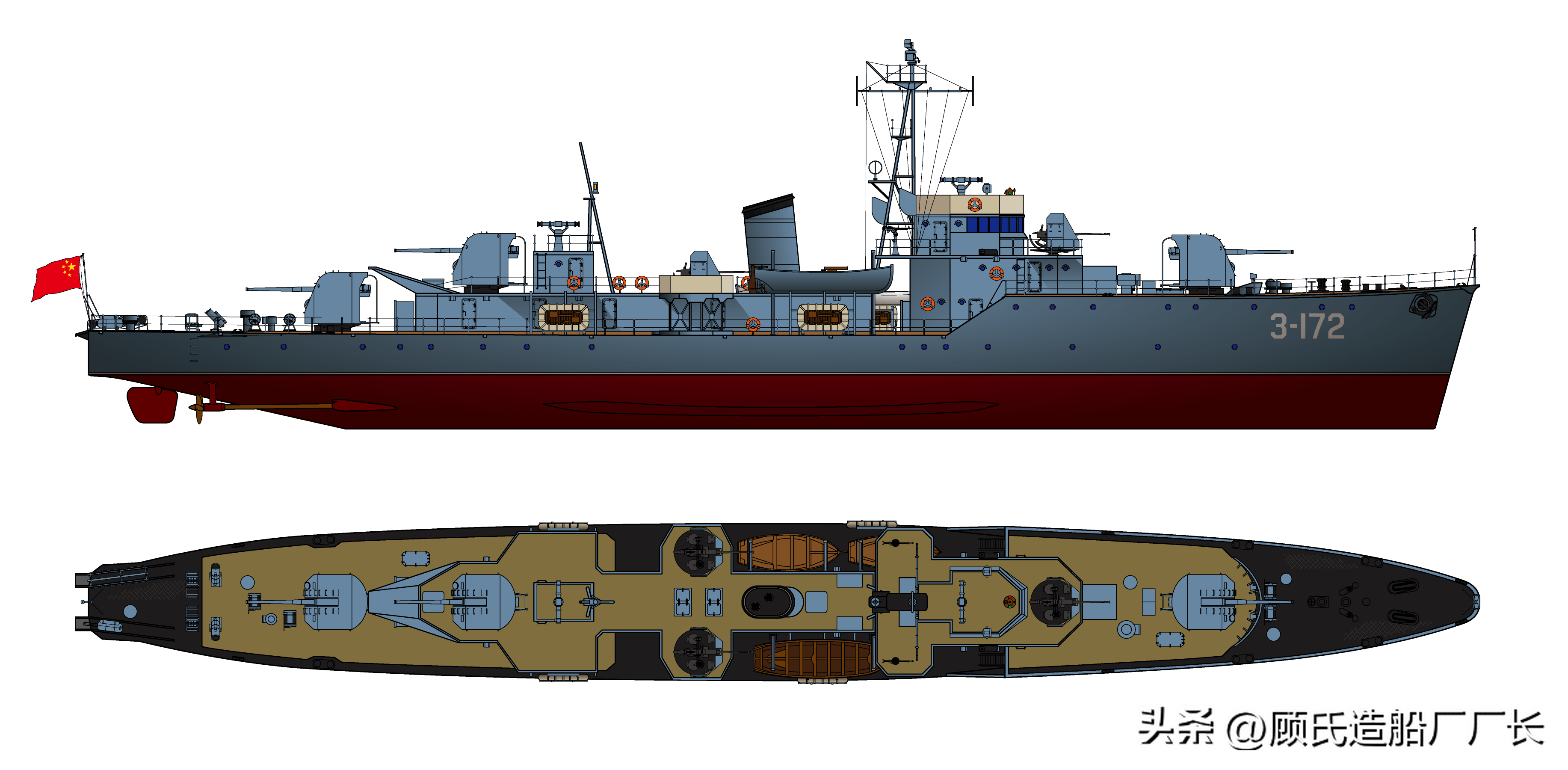 顾氏架空:南天一柱守卫南海海疆,人民海军"桂林"号护卫舰战史