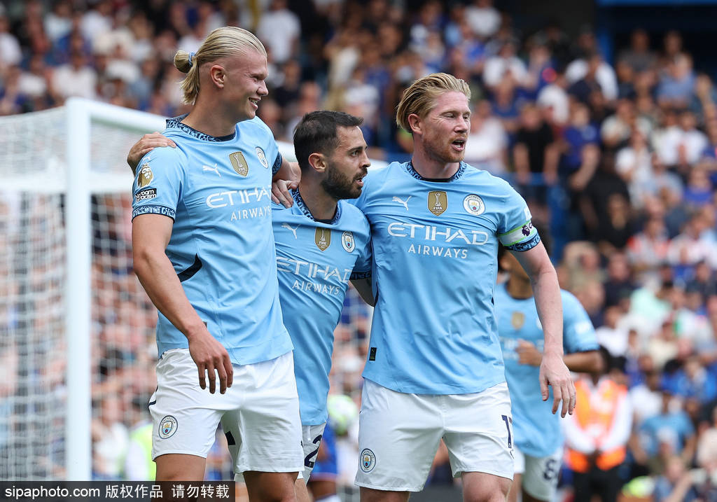 英超 - 曼城2-0客胜切尔西  哈兰德破门科瓦契奇破旧主 迎赛季开门红