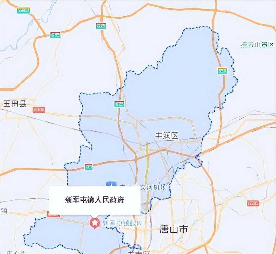 丰润区地图 村子图片