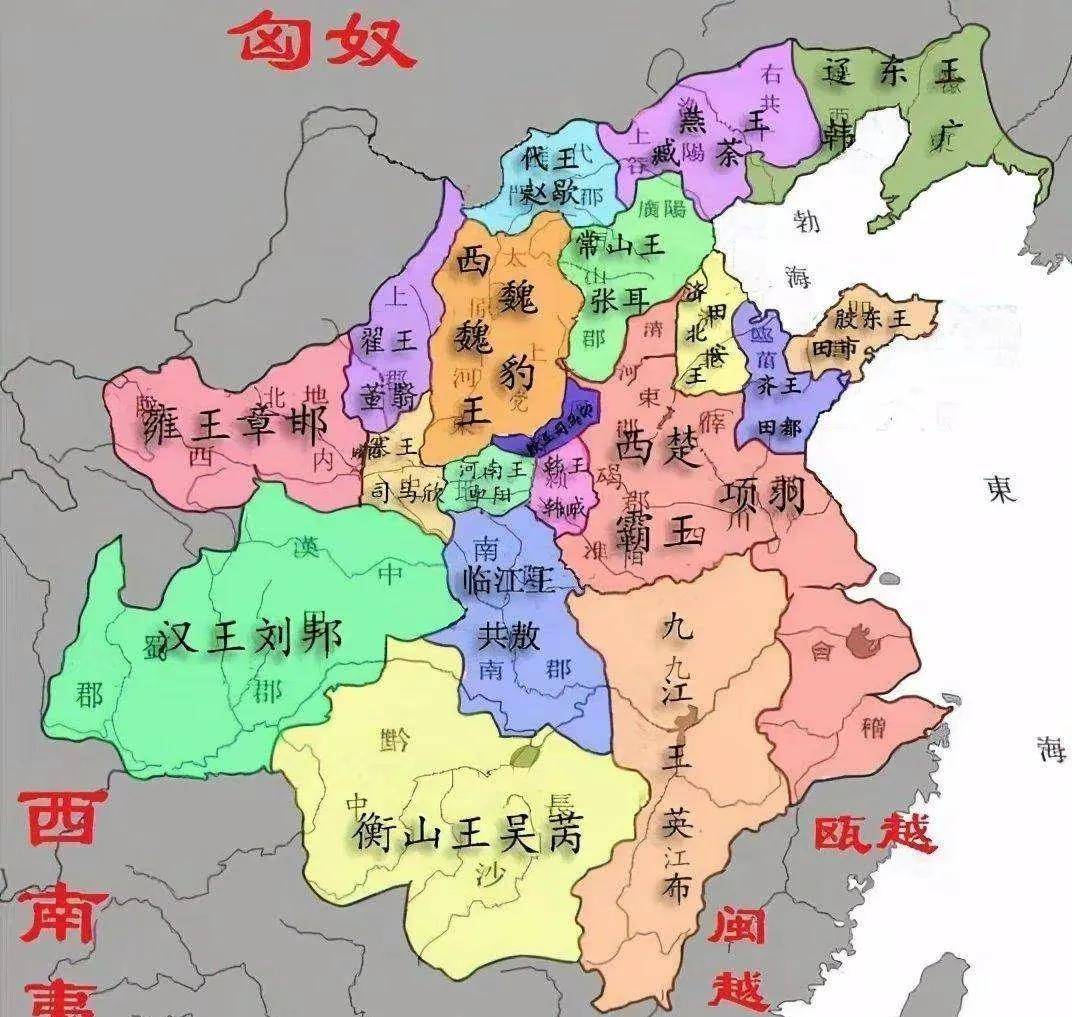 汉地十八省地图图片