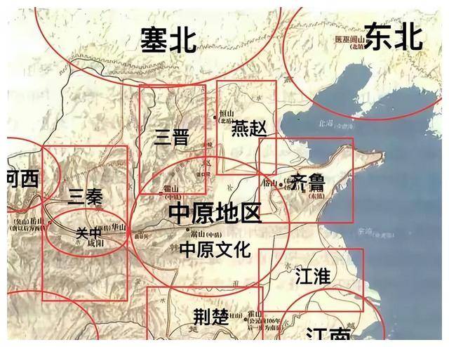 其中,中原不是啥好地方,卫,郑,韩,魏国都灭亡了,秦朝,西汉,北周起于