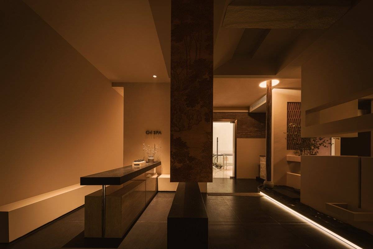 温泉设计│水疗设计│徽州文化spa馆:与现代元素结合营造独特氛围