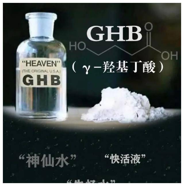 "神仙水","乖乖水"等称号,其化学成分为γ-羟基丁酸,英文首字母缩写为