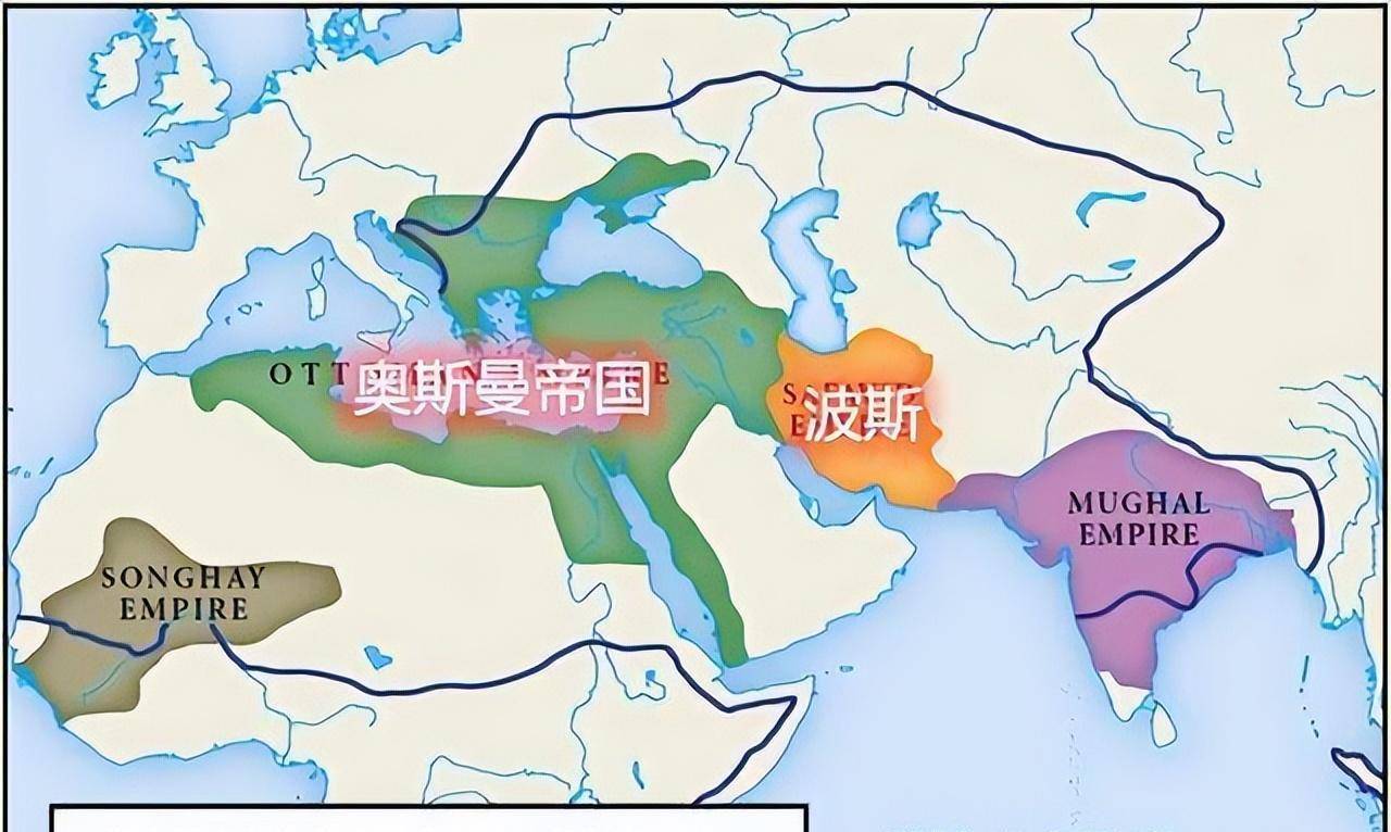 奥斯曼帝国版图图片