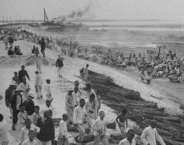 花园口决堤后,国民政府补救措施,"第一道国防线"是咋回事?