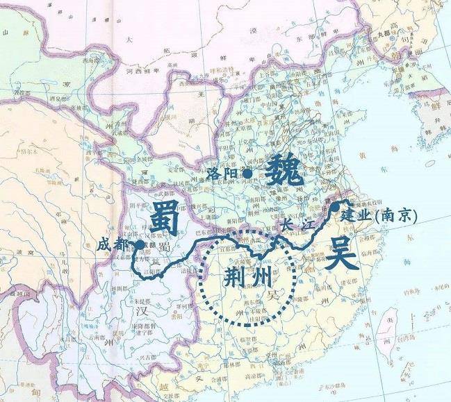 三国刘备最大领土图图片