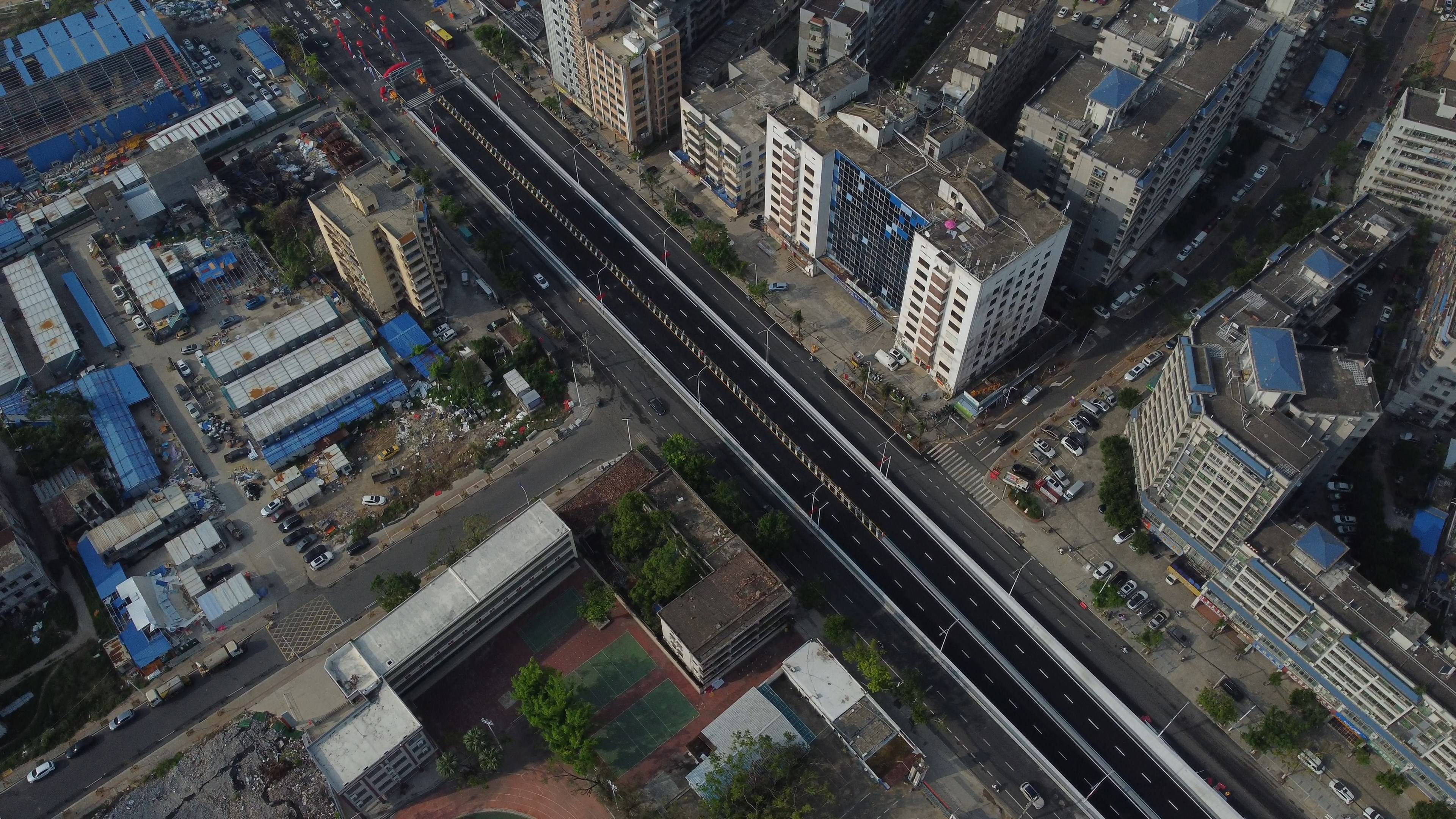 海口白龙路下穿通道工程10月1日实现通车