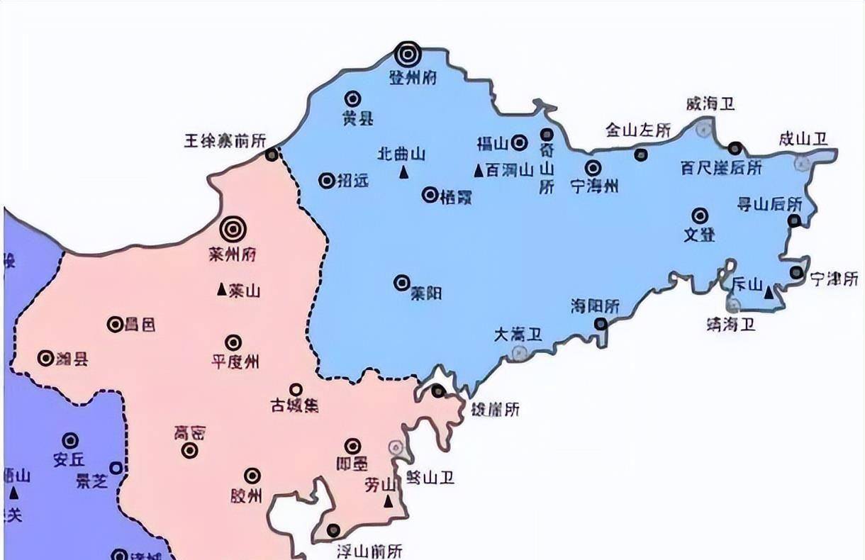 山东莱州地图位置图片