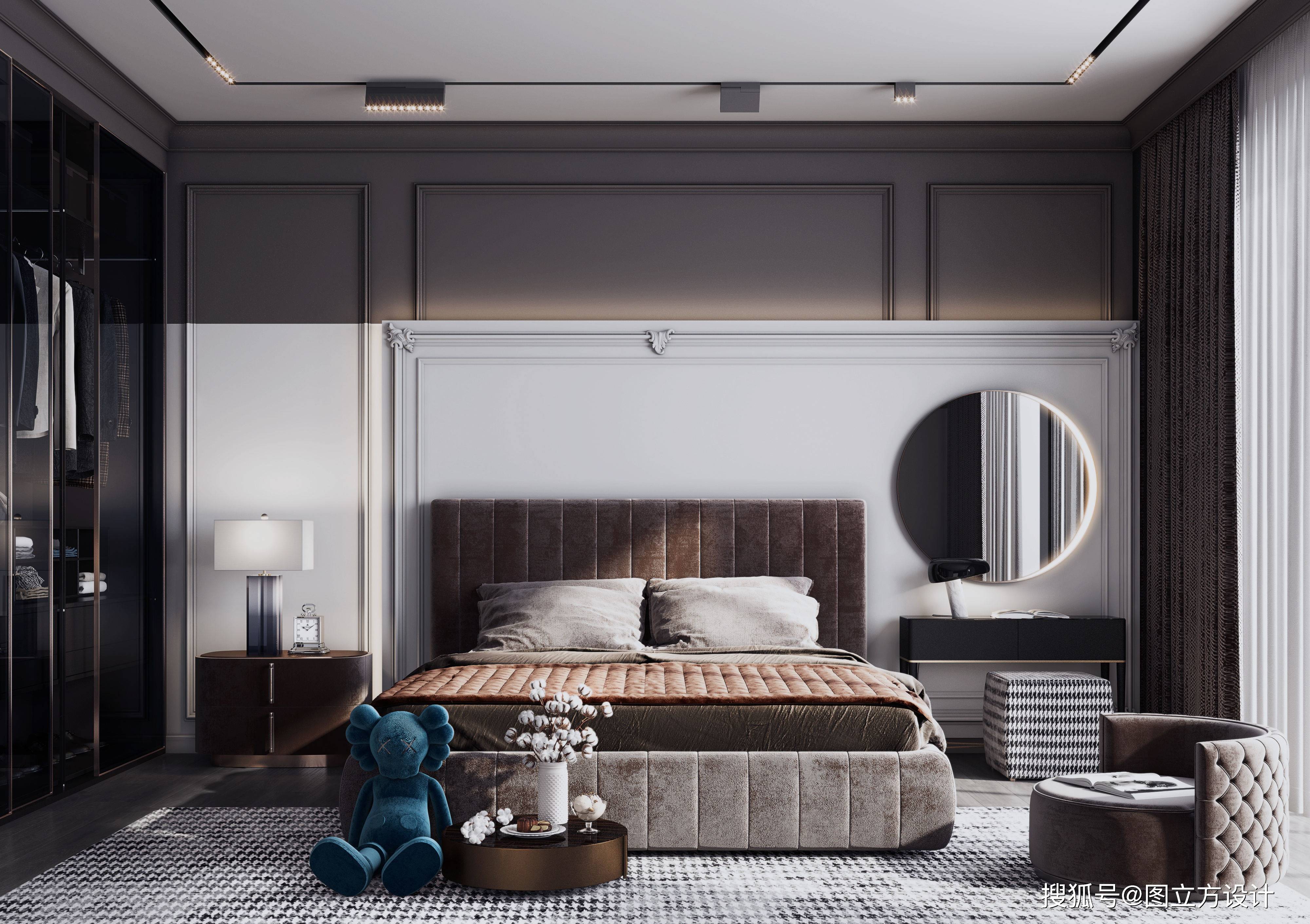 欧式卧室装修效果图奢华浪漫与古典的优雅交响