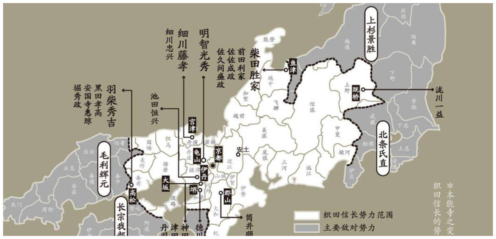在德川家康之前,拥有武田和上杉的关东势力,为何不能统一日本